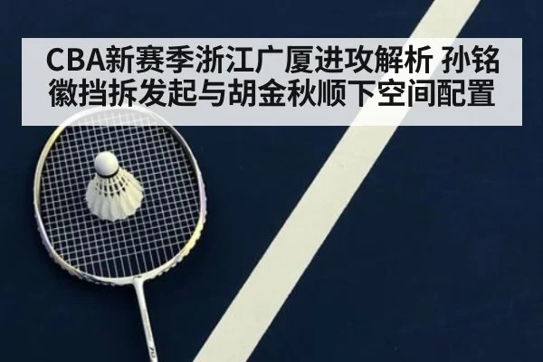 CBA新赛季浙江广厦进攻解析 孙铭徽挡拆发起与胡金秋顺下空间配置